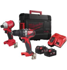 Milwaukee M18 BLPP2A3-502X 4933492844 шуруповерт, винтоверт, 2 АКБ, кейс