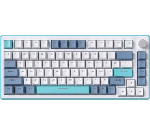 Клавиатура JEGG ZA82 White Navy Blue OUTEMU Orange