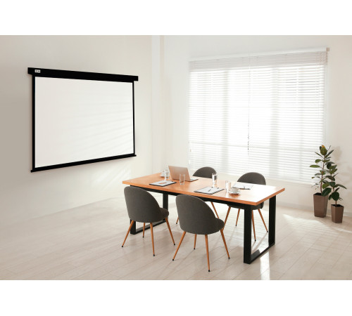 Проекционный экран CACTUS Wallscreen 206x274 CS-PSW-206X274-BK