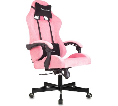Офисное кресло Knight Terminator розовый Velvet 36