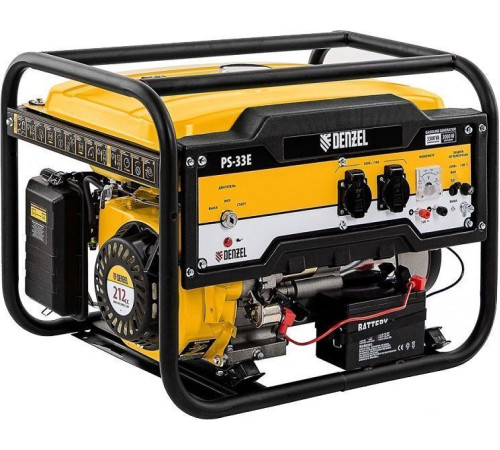 Бензиновый генератор Denzel PS-33E