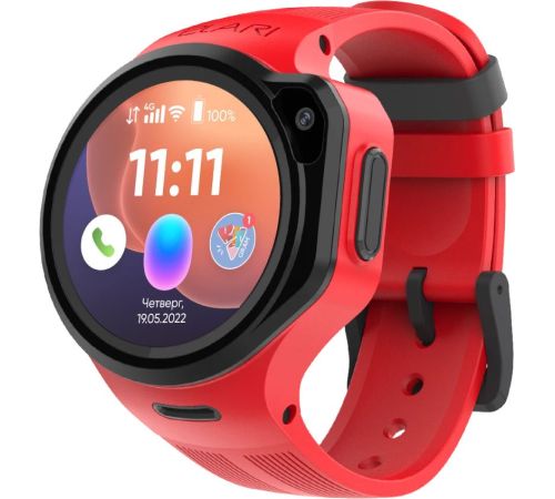 Детские умные часы Elari KidPhone 4GR M красный