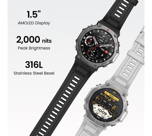 Умные часы Amazfit T-Rex 3 серый туман