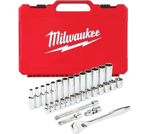 Набор торцевых головок Milwaukee 4932464945 32 предмета