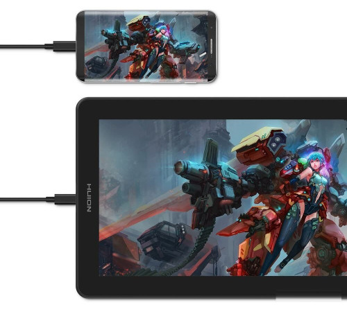 Графический монитор Huion Kamvas 13 полуночно-зеленый