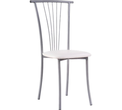 Стул Woodville Grigori белый полимер/светлый мусс