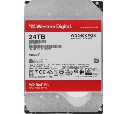 Жесткий диск WD Red Pro 24TB WD240KFGX