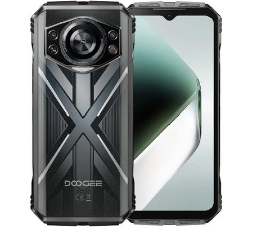 Телефон Doogee S Cyber Pro 12GB/512GB черный/серебристый