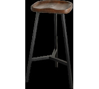 Табурет Stal-Massiv PopART-65 дуб мореный/черный