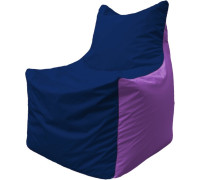 Кресло-мешок Flagman Фокс Ф2.1-40 синий темный/сиреневый