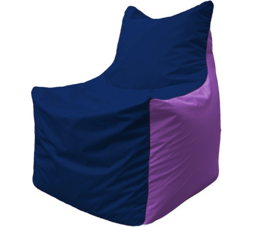 Кресло-мешок Flagman Фокс Ф2.1-40 синий темный/сиреневый