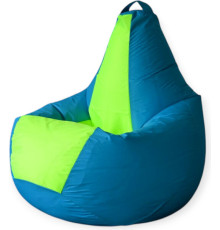 Кресло-мешок Mio Tesoro Груша Kombo XXL GF-130x85-NN небесный/неон