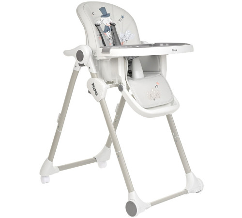 Высокий стульчик Pituso Mimi кролик, серый