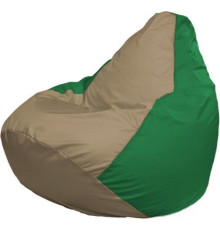 Кресло-мешок Flagman Груша Макси Г2.1-94 зеленый/бежевый темный