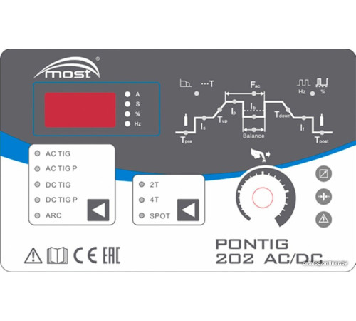 Сварочный инвертор MOST PONTIG 202 AC/DC