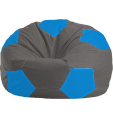 Кресло-мешок Flagman Мяч Стандарт М1.1-359 темно-серый/голубой