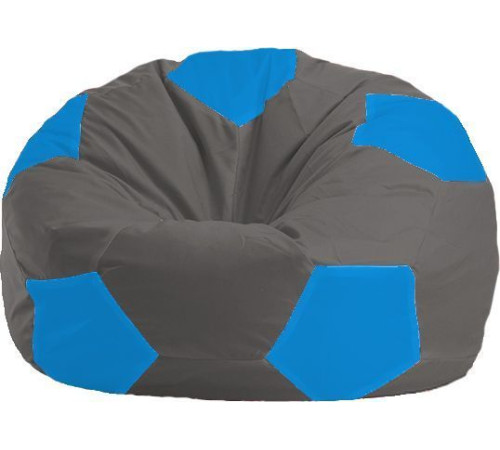 Кресло-мешок Flagman Мяч Стандарт М1.1-359 темно-серый/голубой
