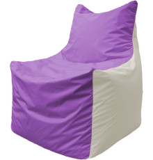 Кресло-мешок Flagman Фокс Ф2.1-113 сиреневый/белый