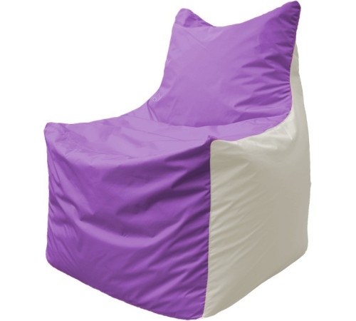 Кресло-мешок Flagman Фокс Ф2.1-113 сиреневый/белый