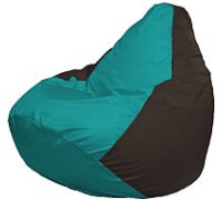 Кресло-мешок Flagman Груша Супер Мега 4XL Г5.1-298 бирюзовый/коричневый