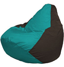 Кресло-мешок Flagman Груша Супер Мега 4XL Г5.1-298 бирюзовый/коричневый