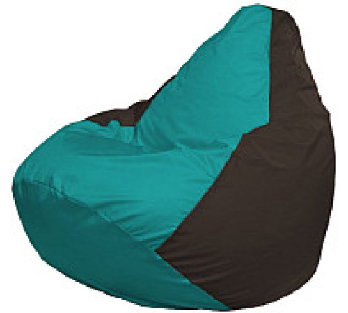 Кресло-мешок Flagman Груша Супер Мега 4XL Г5.1-298 бирюзовый/коричневый