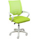 Компьютерное кресло AksHome Ricci White Kids салатовый