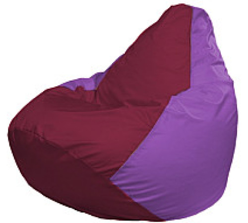 Кресло-мешок Flagman Груша Мега XXXL Г3.1-302 бордовый/сиреневый