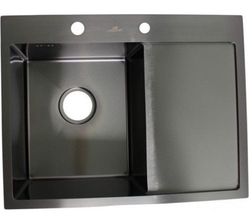 Кухонная мойка Wisent WS-36550B-L/GER013 с сифоном, дозатором и коландером