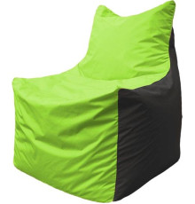 Кресло-мешок Flagman Фокс Ф2.1-153 салатовый/чёрный