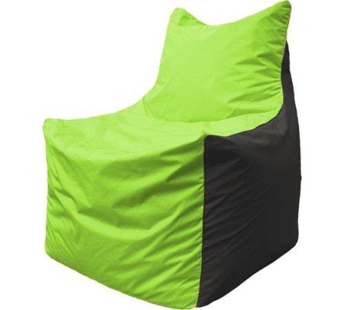Кресло-мешок Flagman Фокс Ф2.1-153 салатовый/чёрный
