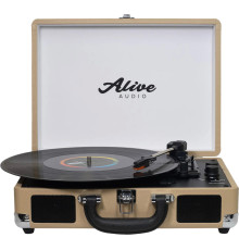 Виниловый проигрыватель Alive Audio Glam Latte