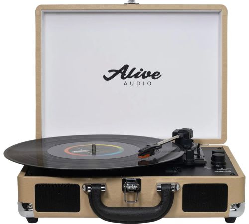 Виниловый проигрыватель Alive Audio Glam Latte
