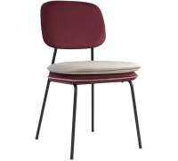 Стул Bergenson Bjorn Pea BB0000688 бордовый/бежевый