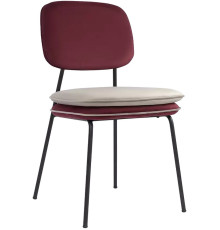 Стул Bergenson Bjorn Pea BB0000688 бордовый/бежевый