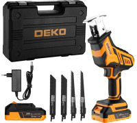 Сабельная пила Deko DKRS20 085-1070 с 2-мя АКБ, кейс