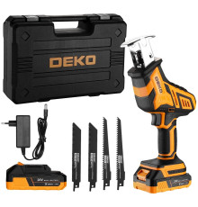 Сабельная пила Deko DKRS20 085-1070 с 2-мя АКБ, кейс