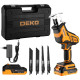 Сабельная пила Deko DKRS20 085-1070 с 2-мя АКБ, кейс