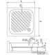 Душевой поддон RGW B/CL-S 16180188-51 80x80