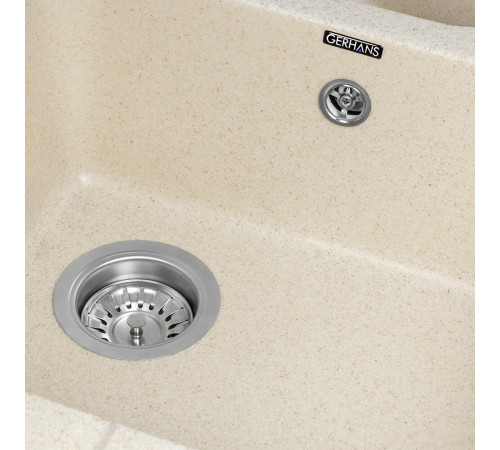 Кухонная мойка Gerhans E10 бежевый