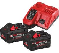 Аккумулятор с зарядным устройством Milwaukee M18FORGENRG-802 4933498612 12-18В + 18В/8 Ач