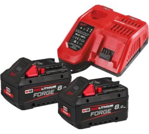 Аккумулятор с зарядным устройством Milwaukee M18FORGENRG-802 4933498612 12-18В + 18В/8 Ач