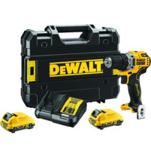 Дрель-шуруповерт DeWalt DCD701D2 с 2-мя АКБ