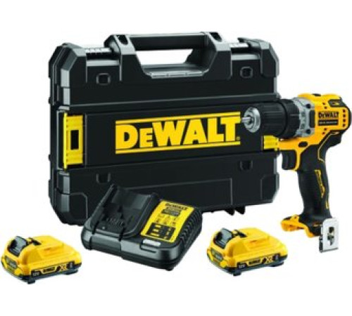Дрель-шуруповерт DeWalt DCD701D2 с 2-мя АКБ