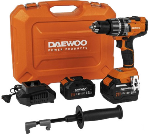 Ударная дрель-шуруповерт Daewoo Power DAA 2161Li с 2-мя АКБ, кейс