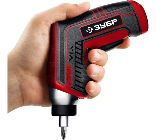 Электроотвертка Зубр Мастер ЗО-Е-3.6 Ли с АКБ