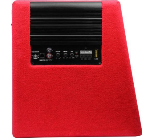 Корпусной активный сабвуфер Урал АС-У12А красный