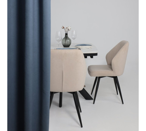 Стул Мамадома Michael-R1 360 b03 Cream Lux/черный