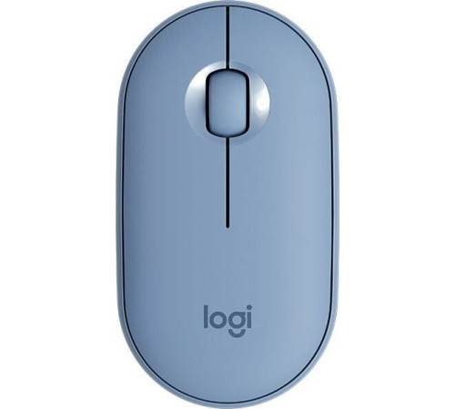 Мышь Logitech M350 Pebble голубой