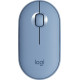 Мышь Logitech M350 Pebble голубой